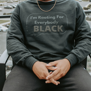 Rooting for Everyone Black Hoodie